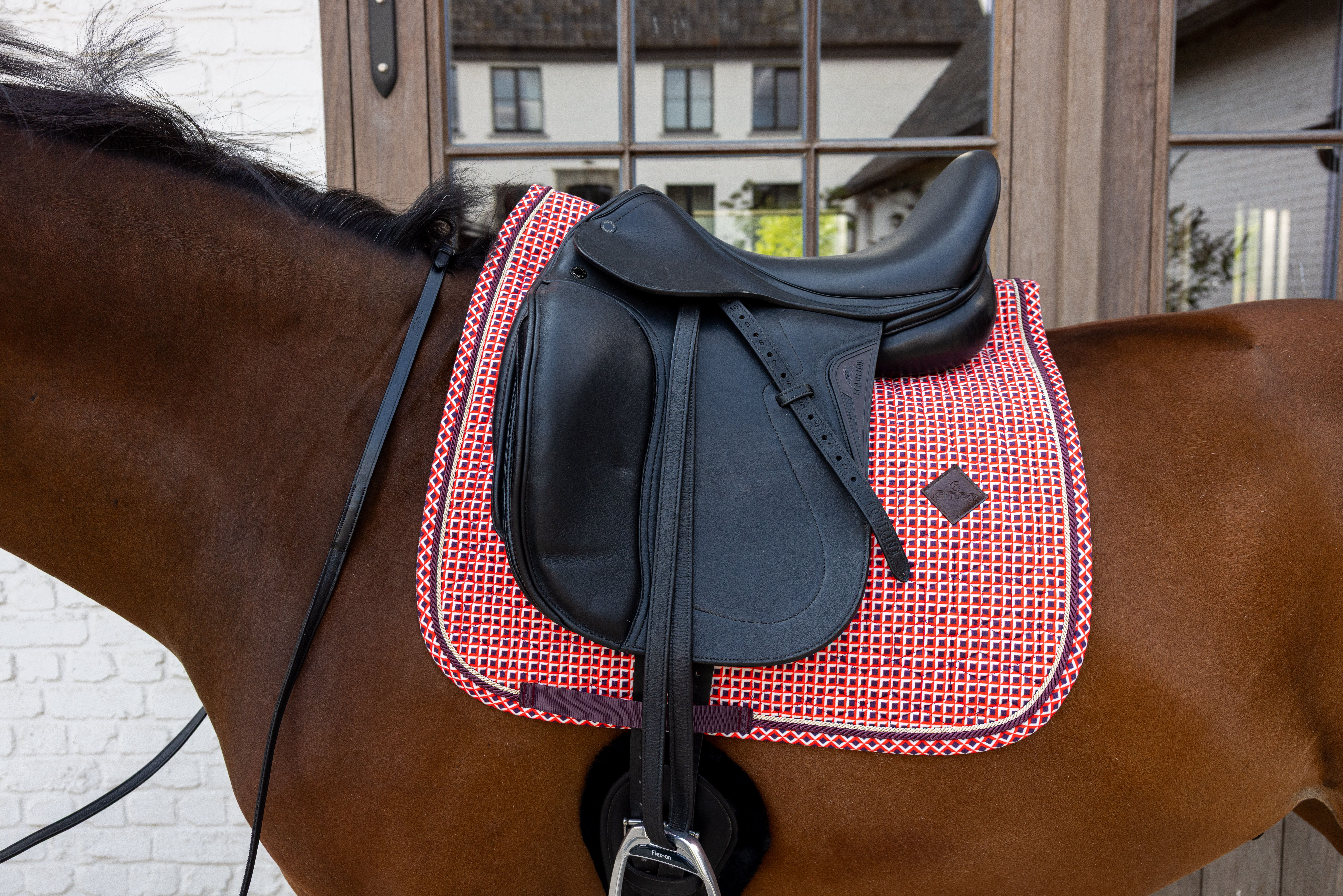 Вальтрап выездковый Velvet Printing от Kentucky Horsewear